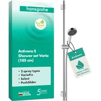 Hansgrohe Activera Select S Brausegarnitur mit Stange, 2 Strahlarten