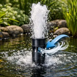 Wiltec SunSun Ersatzteil für Springbrunnenpumpe Schaumdüse, für Teichpumpe in Gartenteich oder Flachwasser Gewässern, effiziente Springbrunnen