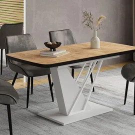 Vicco Fenaro 120 x 77,4 x 80 cm Eiche/Weiß