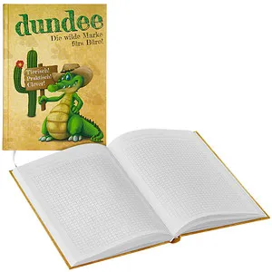 dundee Notizbuch DIN A5 kariert, Hardcover 192 Seiten