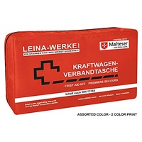 Leina-Werke 11011 KFZ-Verbandtasche Compact ohne Klett, 2-Farbig Sortiert