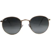 Ray-Ban Round Metal Herren-Sonnenbrille Vollrand Rund Metall-Gestell, gold