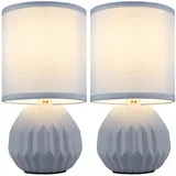 GLOBO Tischlampe Blau 2 St.