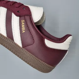 adidas Samba OG Maroon Off White Gum (Womens) - 36