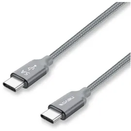 Nevox USB-C auf USB-C 1 m Grau/Silber