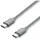 Nevox USB-C auf USB-C 1 m Grau/Silber