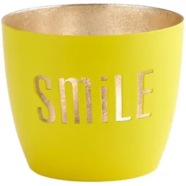 Giftcompany Windlicht Madras Neon Gelb