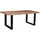 Natur24 Sturdy Tisch 200 x 100 x 76 cm Natur/Schwarz