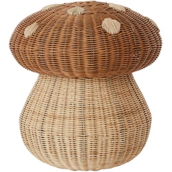 OYOY - Mushroom Aufbewahrungskorb, Ø 42 x H 46 cm, natur