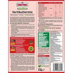 Substral Vertikutiermix 4 kg Rasensamen + Dünger + Bodenaktivator