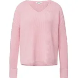 s.Oliver Grobstrickpullover mit V-Ausschnitt Rosa 42