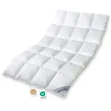 Bettdecke 135x200 | Daunendecke | Decke für den Winter | Extra warme Daunendecke | Kassettenbettdecke | Winterdecke | Daunenbettdecken | Oeko-TEX-Zertifiziert | Daunenpass