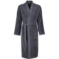 CAWÖ Bademäntel Herren Kimono Streifen 4854 anthrazit - 97 M