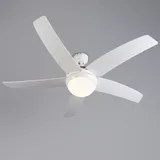 QAZQA Cool 132 cm Deckenventilator Weiß