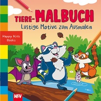 Neuer Favorit Verlag Tiere-Malbuch Lustige Motive zum Ausmalen