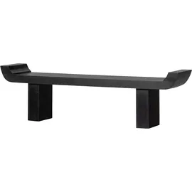 Woood Sitzbank Lox Schwarz 183 x 35 x 53 cm