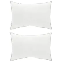 vidaXL KopfKissen 40 x 80 cm Weiß