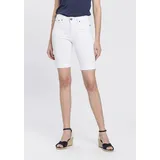 Arizona Jeansbermudas Weiß 36