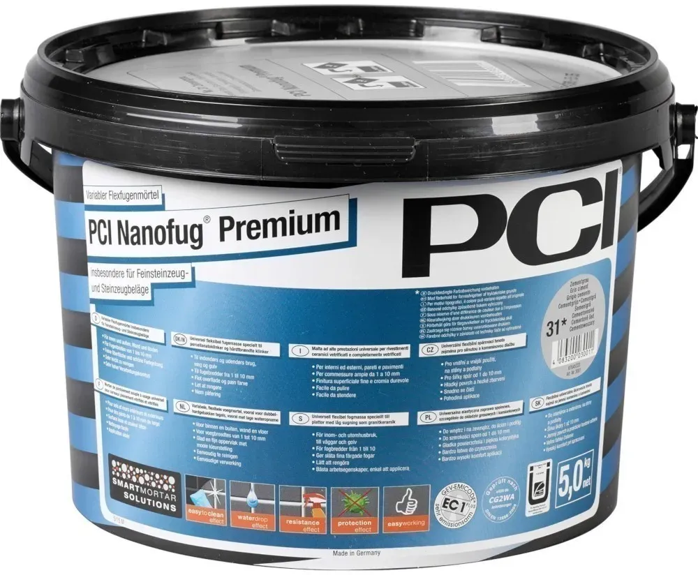 PCI Nanofug Premium - Variabler Flexfugenmörtel - 5kg - pergamon