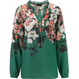 Aniston CASUAL Schlupfbluse mit farbenfrohen Blüten Schwarz 38