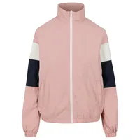 URBAN CLASSICS 3-tone Crinkle Parka Pink Dark / Navy