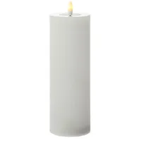 441 LED Kerze LINA 20 cm 7 cm weiß
