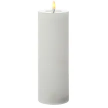 441 LED Kerze LINA 20 cm 7 cm weiß
