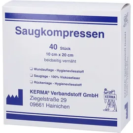 KERMA Verbandstoff GmbH Saugkompressen 10 x 20 cm 40 St.
