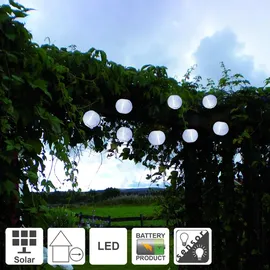 Star Trading LED-Solarlichterkette 2 m Weiß