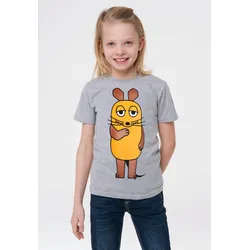 Logoshirt T-Shirt Sendung mit der Maus - Maus, grau-meliert, Größe 152