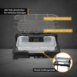 First Austria Standgrill 2000 W schwarz