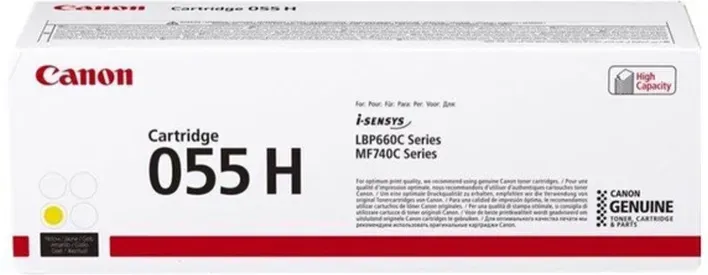 Canon Toner CRG-055HY Gelb, HC
