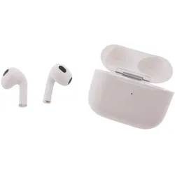 Bluetooth Wireless In-Ear Kopfhörer mit MagSafe Ladecase Musik Sound weiß