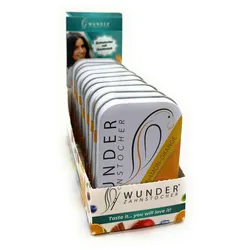 Wunder Zahnstocher Orange Zimt  Dose - Display - Inhalt 10 Stück Edle Metalldose - Lifestyle