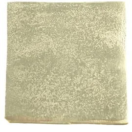 Gasper Quadratische Untersetzer Goldfarben 10 x 10 cm aus Aluminium - 4er Set