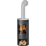 Kaminofen Justus Mino 2.0, Speckstein / Stahl schwarz, 5,5 kW - 4815 22