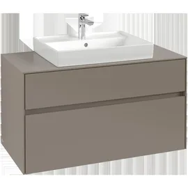 Villeroy & Boch Waschbeckenunterschrank Collaro 2 Auszüge 100 x 54,8 x 50 cm Wine Red