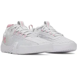 Under Armour TriBase Reign 6 Damen Schuhe weiß rosa - distant gray/white/bittersweet pink