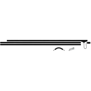 Paulmann Licht Paulmann URail Basis Set, 3x1m Schiene, Metall, Schwarz matt, max 1000W, 230V, Schienensystem, in