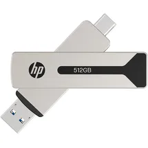 PNY HP 911 Pro 512GB USB 3.2 OTG Type-C/Type-A Flash Drive, bis zu 1000MB/s