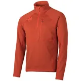 Ternua Momhill Fleece Mit Halbem Reißverschluss - Deep Ginger / Orange.Com - S