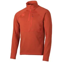 Ternua Momhill Fleece Mit Halbem Reißverschluss - Deep Ginger / Orange.Com - S