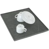 Wenko Abtropfmatte Maxi Grau 40 x 30 cm mit Noppenstruktur