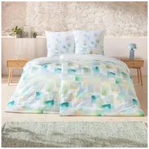 Estella Rupert grafisch Grün/Blau 155 x 220 cm + 80 x 80 cm