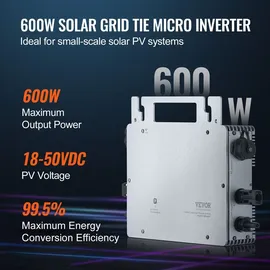 Vevor Solar-Grid-Tie-Mikro-Wechselrichter 600 W IP67
