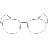 Rodenstock PANTOS Beta-titanium Brillen in Silver für Unisex, Brille mit Sehstärke, optional mit Sonnenbrillen tönung oder Blaulichtfilter (Modell R7131)