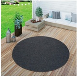 Paco Home Teppich »Timber 125«, rund, 99840846-0 navy 4 mm