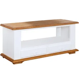 1a Direktimport Vitrine Mexico weiss / honigfarbig, Pinie weiß