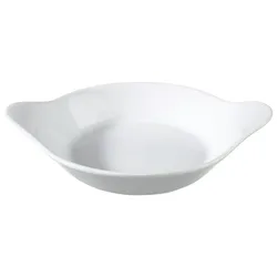 METRO Professional Creme Bruleé Schale, Keramik, Ø 14.5 cm, rundlich, weiß