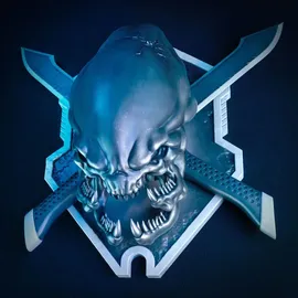 Dark Horse Halo Wand-Skulptur Legendary Icon Grunt Edition 25 x 28 cm